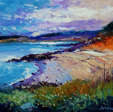 Autumnlight Ronachan Beach Kintyre 24x24 Autumnlight Ronachan Beach Kintyre 24x24